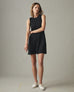 Women's Muscle Tee Dress - Super Black